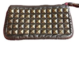 Gap faux leather studded wrist bag